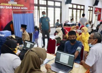 Terus Berlanjut, Vaksinasi Massal Pemerintah Aceh Kini Capai 95.661