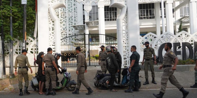 Satpol PP WH Banda Aceh Amankan Tujuh Orang Mencurigakan