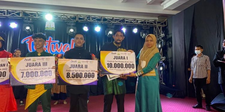 Festival Tari Kreasi Aceh Berlangsung Sukses, Ini Daftar Pemenangnya