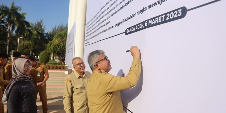 Sambut Pemilu 2024, ASN Pemerintah Aceh Ikrarkan Netralitas