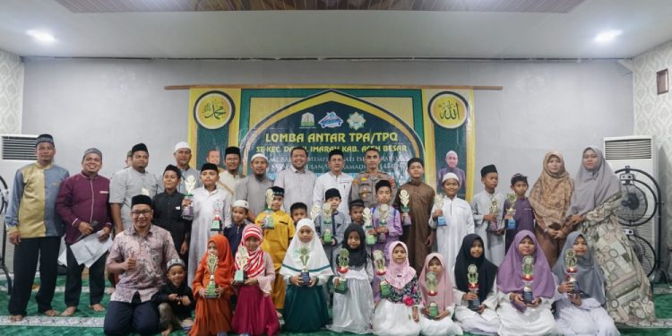 Sambut Ramadan TPQ Aneuk Nanggroe Gelar Tarhip, Diikuti Ratusan Anak
