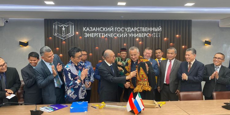 Wali Nanggroe Saksikan Tandatangan MoU Aceh-KSPEU Kazan
