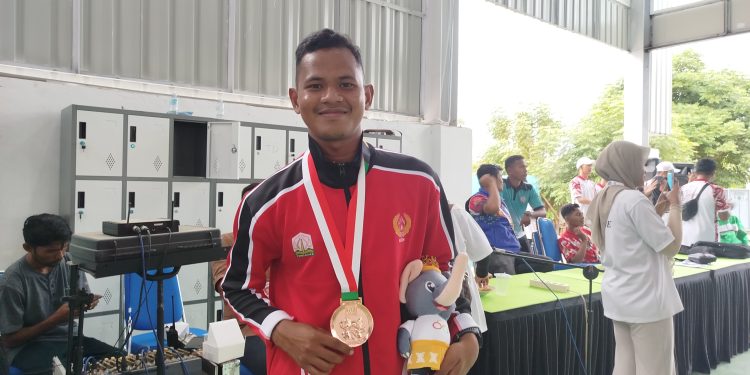 Aceh Tambah Perunggu pada Cabor Petanque Shooting Man