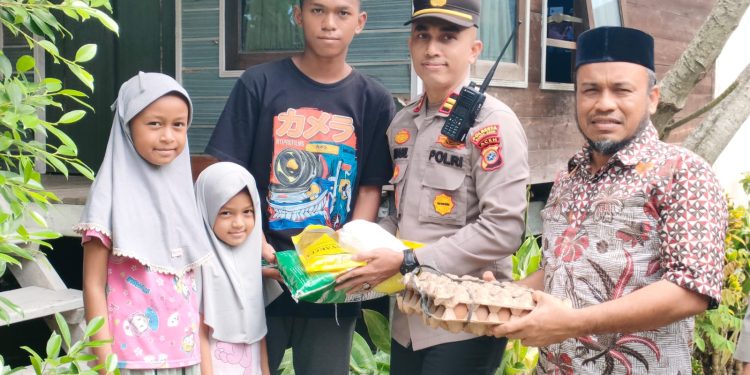 Forkopimcam Banda Raya Salurkan Bantuan Sembako Untuk Anak Yatim