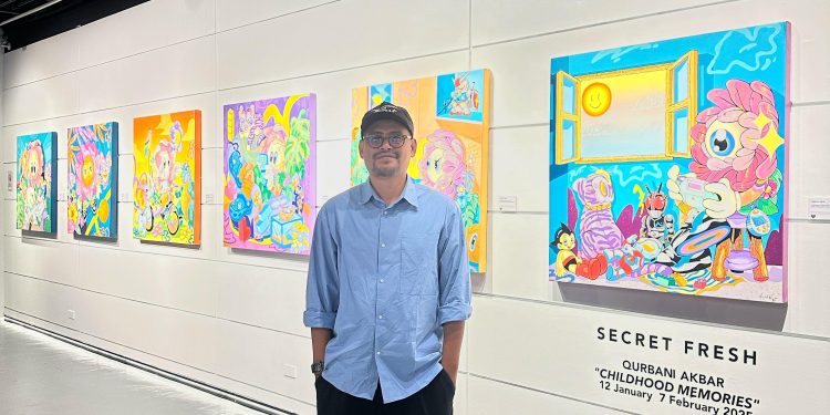 Pameran Tunggal Seniman Aceh: “Childhood Memories” oleh Qurbani Akbar di Manila