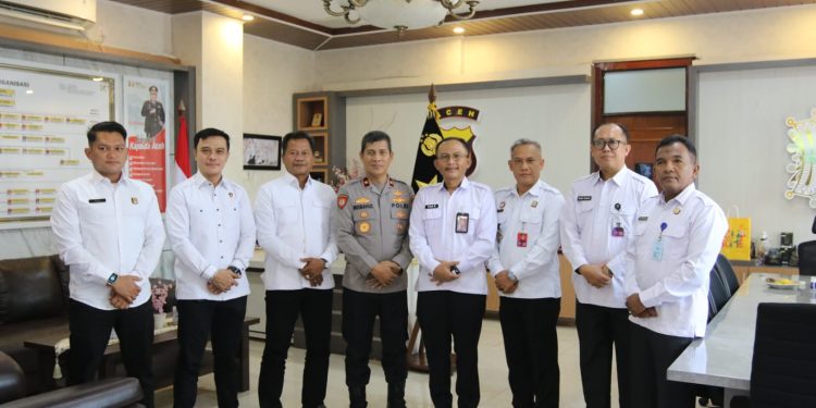 Perkuat Sinergitas, Kanwil Ditjenpas Aceh Audiensi ke Polda Aceh