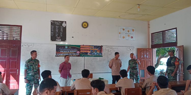 Koramil 18 Ingin Jaya Lakukan Sosialisasi di MAS Ulumul Qur’an Banda Aceh