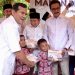 HUT Gerindra, Wagub Terpilih Salurkan Makan Siang Bergizi Kepada SD