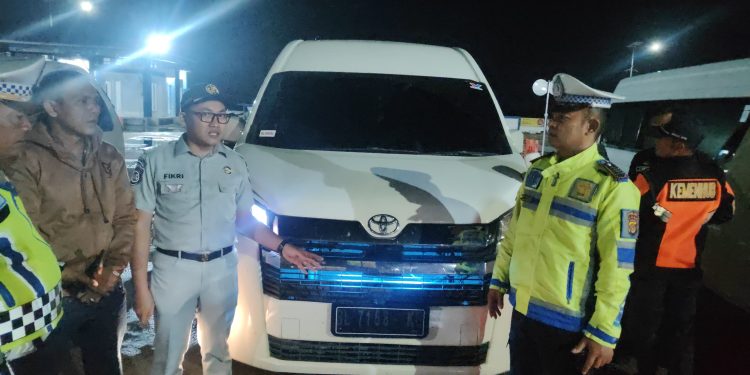 Satlantas Polres Lhokseumawe Gelar Rampcheck, Pastikan Keselamatan Angkutan Umum