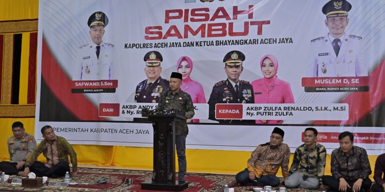 AKBP Zulfa Renaldo Resmi Jabat Kapolres Aceh Jaya, Bupati Safwandi: Siap Perkuat Sinergi