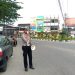 Polisi “Meupep-pep” di Pos Lantas Cunda, Ajak Pengguna Jalan Lebih Tertib