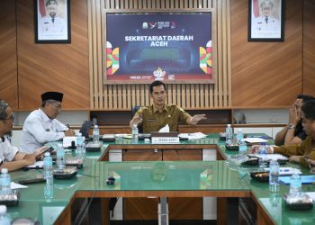 Plt Sekda Aceh Gelar Rapat dengan BPKP Bahas Langkah Hibah RS Regional ke Pemkab Aceh Tengah