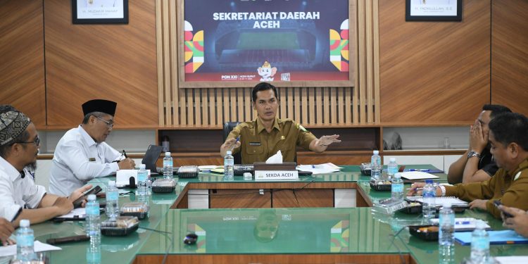 Plt Sekda Aceh Gelar Rapat dengan BPKP Bahas Langkah Hibah RS Regional ke Pemkab Aceh Tengah