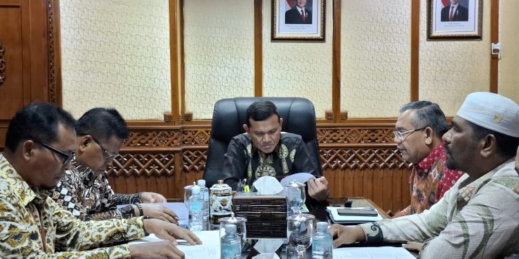 Wagub Fadhlullah Terima Silaturahmi Pengurus Masyarakat Ekonomi Syariah Aceh
