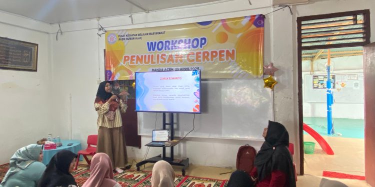 Latih Skill Menulis, PKBM RUMAN Aceh Adakan Workshop Penulisan Cerpen