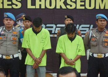 Polres Lhokseumawe Ungkap Peredaran Sabu di Aceh Utara, Tangkap 2 Tersangka dan Sita 1,1 Kg Sabu