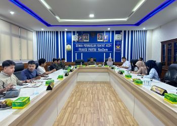 Fraksi Nasdem DPR Aceh Sambut Kedatangan Komunitas Kreatif Aceh Bergerak