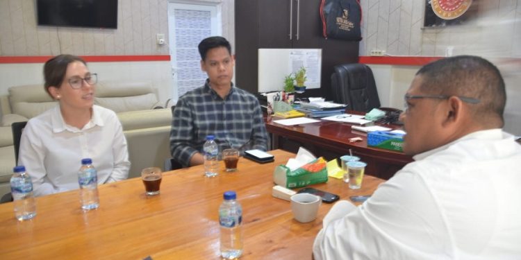 Kepala BRA Terima Kunjungan Sekretraris Kedubes Australia