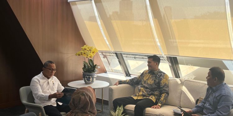 Bupati Aceh Selatan Sambangi Menko Pangan RI
