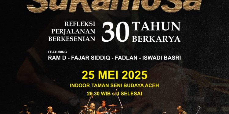 SuKamoSa Gelar Pertunjukan Musik “Segenap Karya” untuk Menandai Tiga Dekade Berkarya