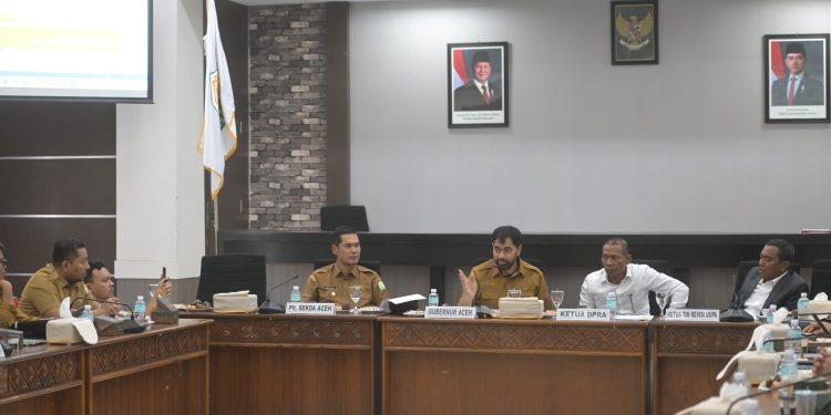 Gubernur Mualem Apresiasi Kekompakan dengan Legislatif Pada Pembahasan Revisi UUPA