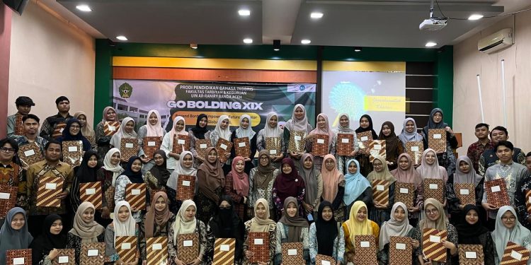 Prodi Pendidikan Bahasa Inggris Fakultas Tarbiyah dan Keguruan UIN Ar-Raniry Gelar Go Bolding XIX