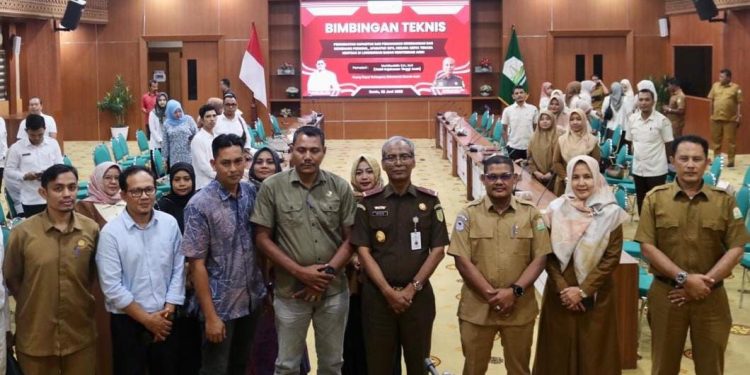 Wakajati Aceh dan Irwasda Polda Aceh Isi Materi penting dalam bimtek BRA