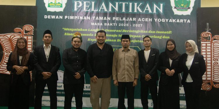 Kepala Biro Aceh Lantik Pengurus TPA Yogyakarta Periode 2025