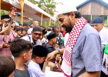 Gubernur Mualem Santuni 3.000 Anak Yatim di Aceh Barat, Nagan Raya, dan Abdya