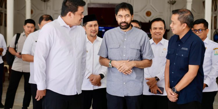 Gubernur Mualem Bahas Kepemilikan Empat Pulau Bersama Gubernur Sumut dan Bupati Tapanuli Tengah
