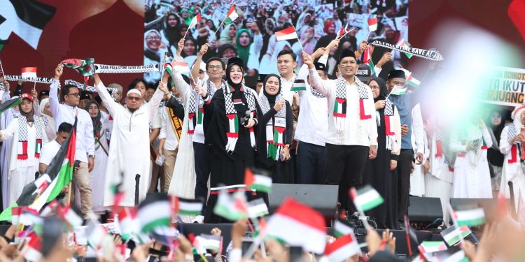 Pemko Banda Aceh Gelar Aksi Bela Palestina, Donasi Tembus 2 Milyar