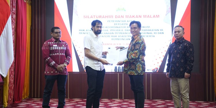 Pemerintah Aceh dan Kementerian HAM Teken Nota Kesepakatan Penguatan Reintegrasi dan HAM