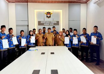 UPTD PPA Wilayah I Banda Aceh Serahkan SK PPPK kepada 16 Pegawai Baru, Rahmat Syahreza S.STP Harap Tingkatkan Etos Kerja