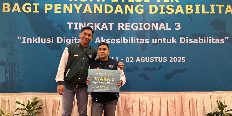 Anas Wakili Aceh dan Raih Juara di Kompetisi Inklusi Digital Regional Sumatera