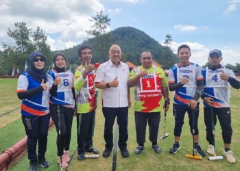 Ketum KONI Pusat Membuka secara Resmi 3rd International Gateball Gymboree Sari Ater Open Tournament 2025