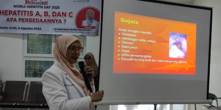 RSUD Meuraxa Gelar Penyuluhan Kesehatan Sambut World Hepatitis Day 2025