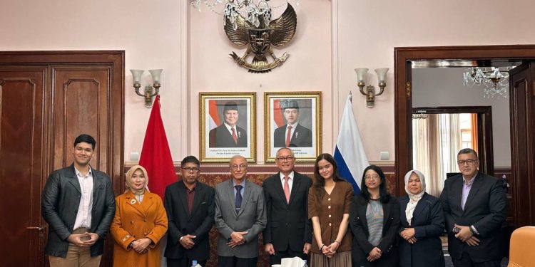 Tindak Lanjut Keikutsertaan Aceh di Eastern Economic Forum, Wali Nanggroe Temui Dubes RI di Rusia