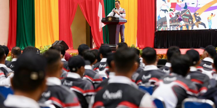 Sekda Aceh Lepas Kontingen BAPOMI ke Pomnas 19, Target Masuk 10 Besar