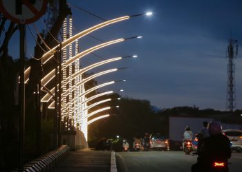 Pemko Banda Aceh Pasang 456 Lampu LED untuk Terangi Kota